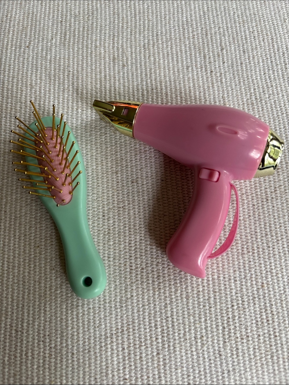 Our Generation hair dryer and hairbrush doll accessories